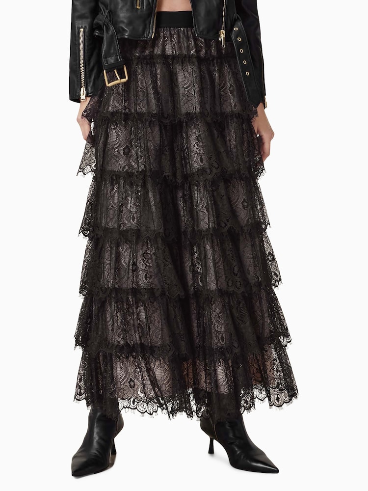 AllSaints Rory Lace Maxi Skirt - Изображение 2 из 7