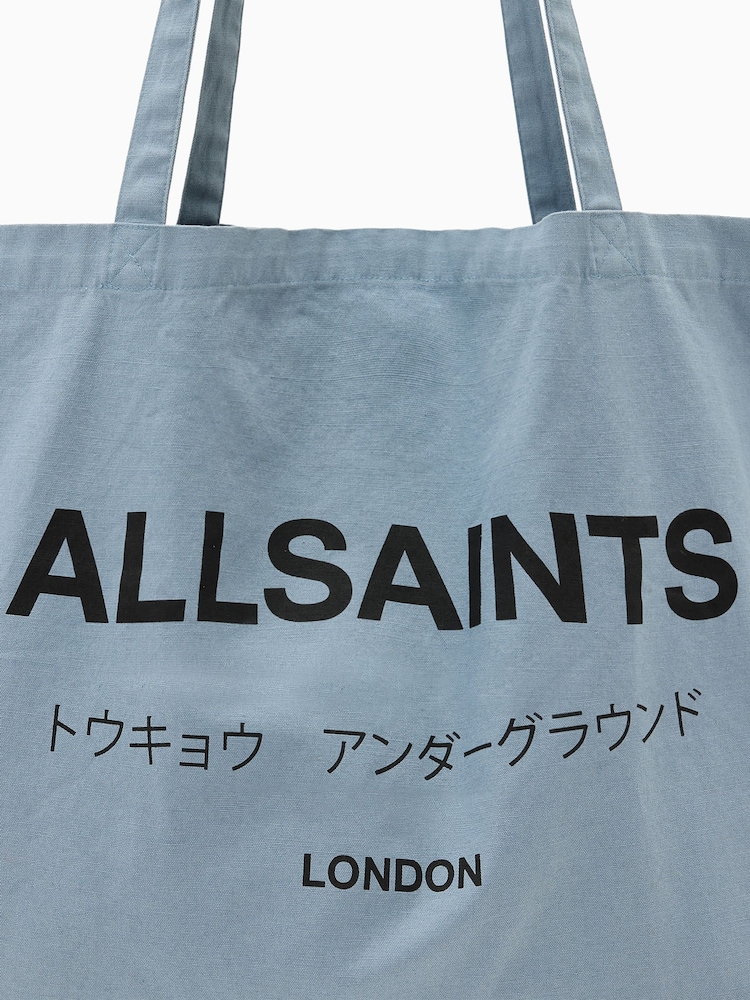 AllSaints Blue Underground Tote - Image 5 of 5