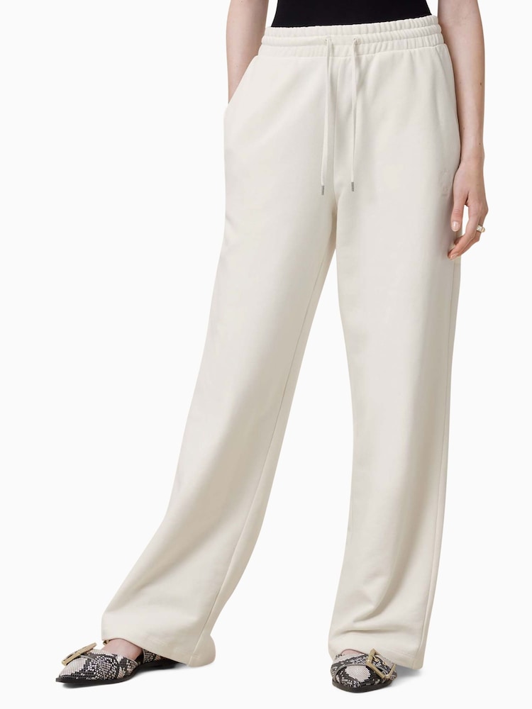AllSaints White VIN Haven 100% Organic Cotton Sweatpants - Image 2 of 6