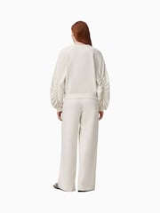 AllSaints White VIN Haven 100% Organic Cotton Sweatpants - Image 5 of 6