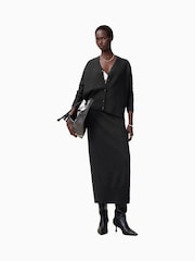 AllSaints Black Antonia Cardigan - Image 1 of 9