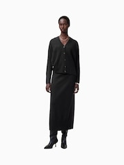AllSaints Black Antonia Cardigan - Image 2 of 9