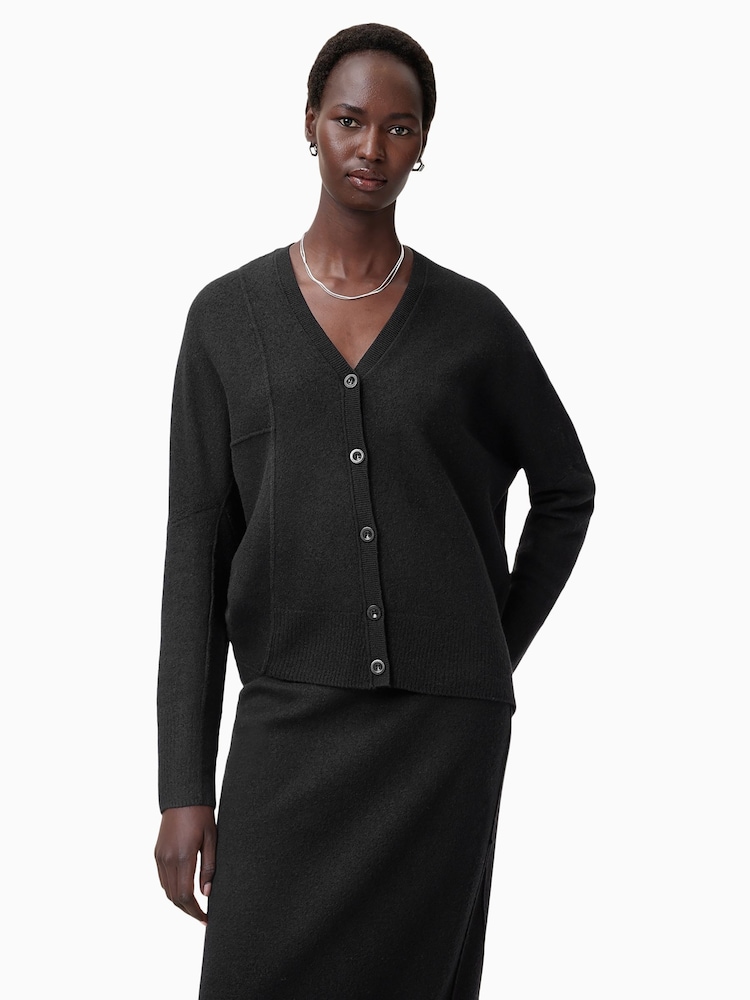 AllSaints Black Antonia Cardigan - Image 3 of 9
