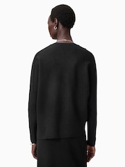 AllSaints Black Antonia Cardigan - Image 4 of 9