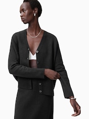 AllSaints Black Antonia Cardigan - Image 5 of 9