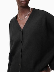 AllSaints Black Antonia Cardigan - Image 6 of 9
