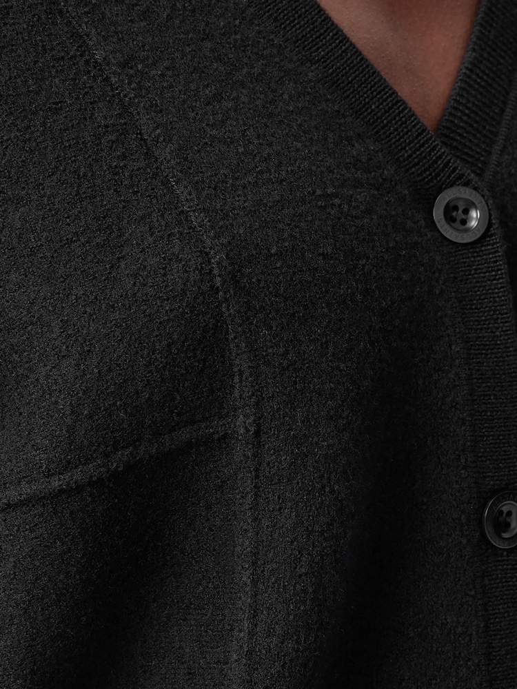 AllSaints Black Antonia Cardigan - Image 9 of 9