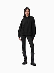 أسود - AllSaints 100% Organic cotton Fuse Talon Hoodie - صورة 3 من 6
