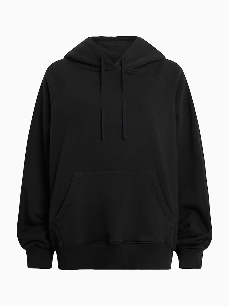 أسود - AllSaints 100% Organic cotton Fuse Talon Hoodie - صورة 6 من 6