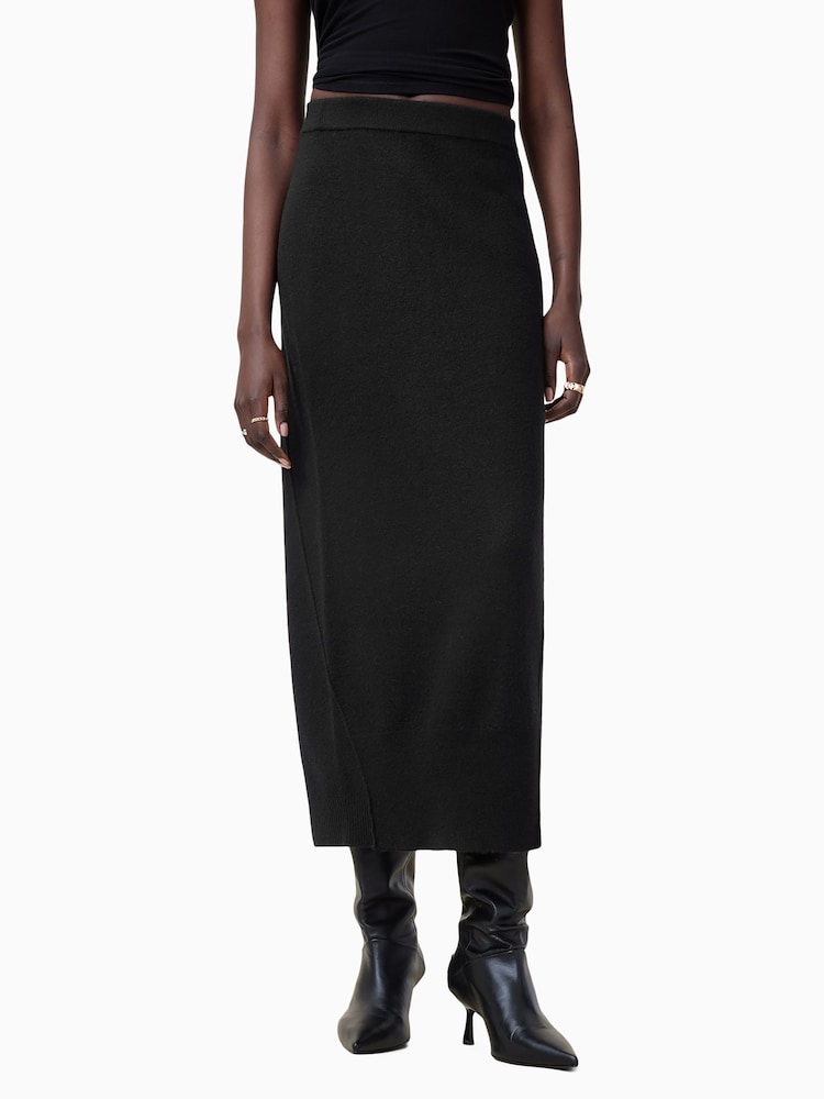AllSaints Black Antonia Skirt - Image 4 of 7