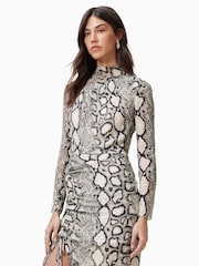 AllSaints White Rizo Dress - Image 2 of 6