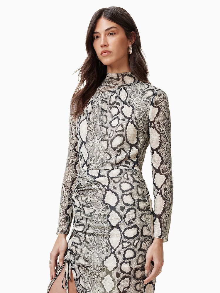 AllSaints White Rizo Dress - Image 2 of 6