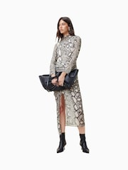 AllSaints White Rizo Dress - Image 3 of 6