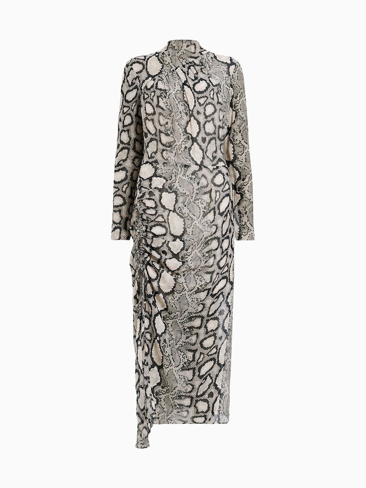 AllSaints White Rizo Dress - Image 6 of 6