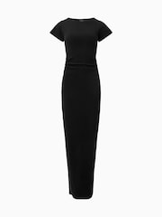 AllSaints Black Katarina Short Sleeve Dress - Image 7 of 7