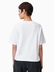 AllSaints White 100% Organic Cotton Lover Lisa T-Shirt - Image 2 of 6