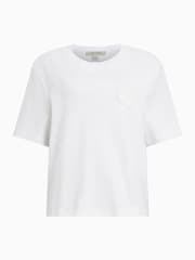 AllSaints White 100% Organic Cotton Lover Lisa T-Shirt - Image 5 of 6