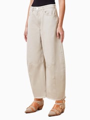 AllSaints White Jett Barrel Jeans - Image 2 of 7