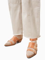 AllSaints White Jett Barrel Jeans - Image 4 of 7