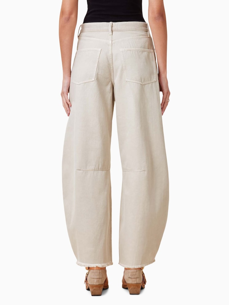 Biały - AllSaints Jett Barrel Jeans - Image 5 of 7