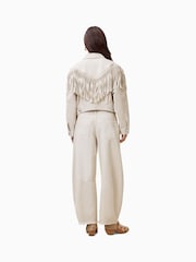 AllSaints White Jett Barrel Jeans - Image 6 of 7