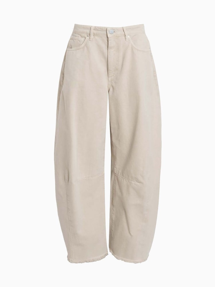AllSaints White Jett Barrel Jeans - Image 7 of 7