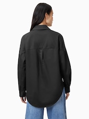 AllSaints Black Toria Shirt - Image 2 of 8