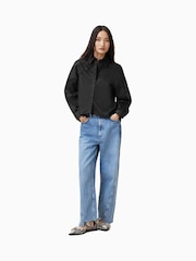 AllSaints Black Toria Shirt - Image 4 of 8
