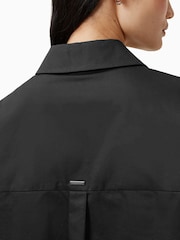AllSaints Black Toria Shirt - Image 7 of 8