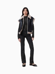 Negro - AllSaints Aki Long Sleeve T-Shirt - Imagen 3 de 6