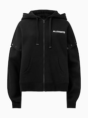 AllSaints Black Patcher Amphia Hoodie - Image 11 of 13
