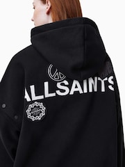AllSaints Black Patcher Amphia Hoodie - Image 2 of 13