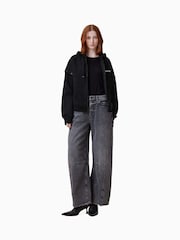 AllSaints Black Patcher Amphia Hoodie - Image 4 of 13