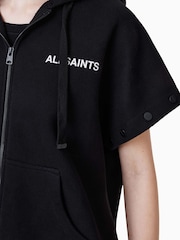 AllSaints Black Patcher Amphia Hoodie - Image 7 of 13