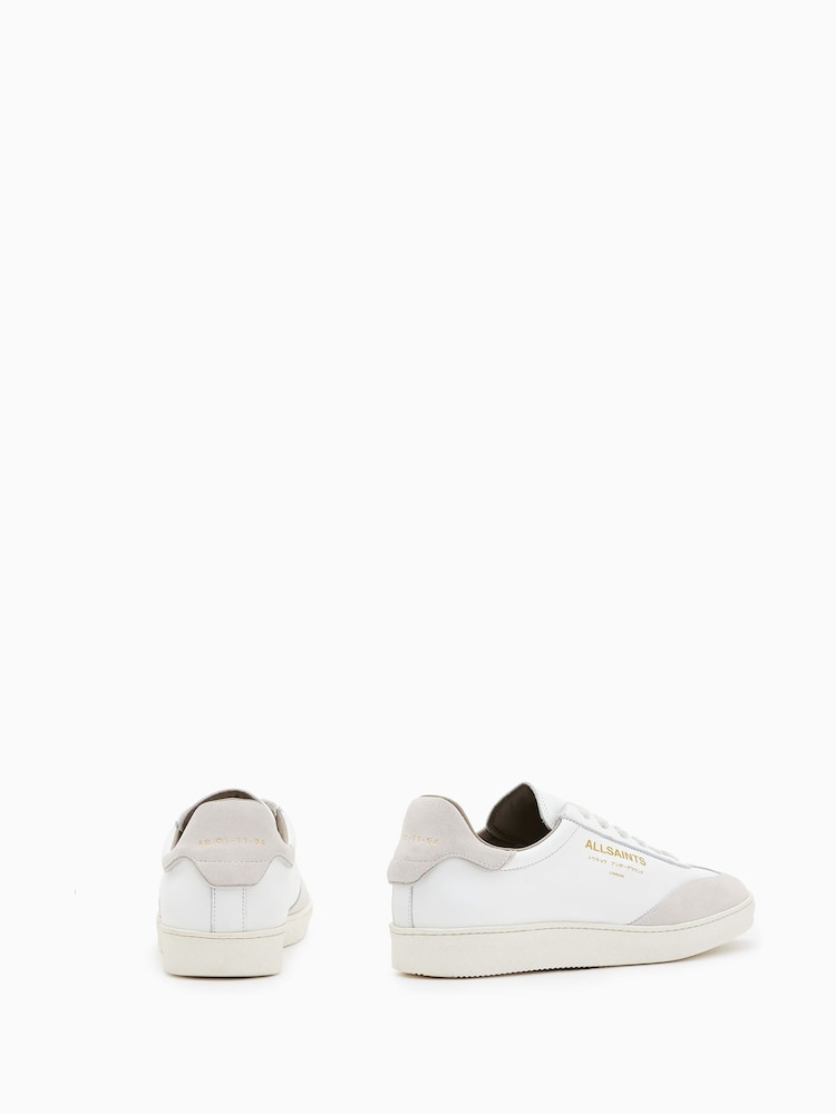 AllSaints White Thelma Sneakers - Image 3 of 5