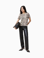 AllSaints White Anouk T-Shirt - Image 3 of 7