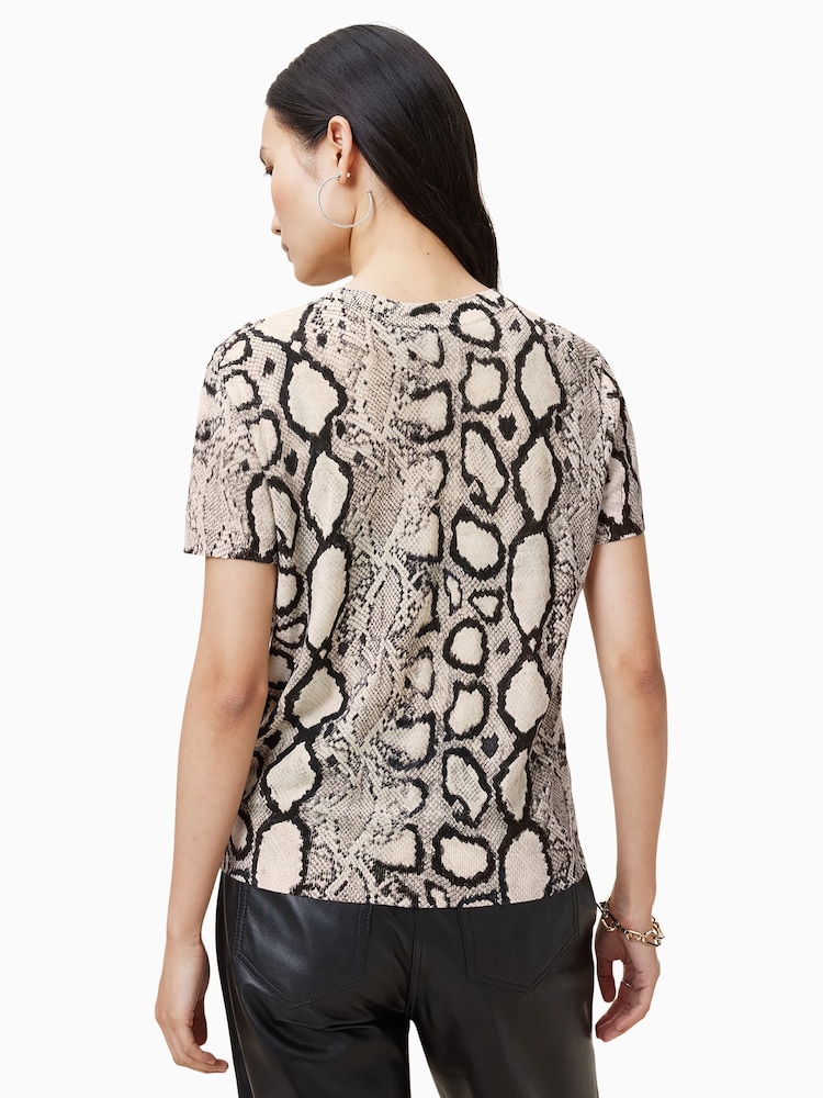 AllSaints White Anouk T-Shirt - Image 5 of 7