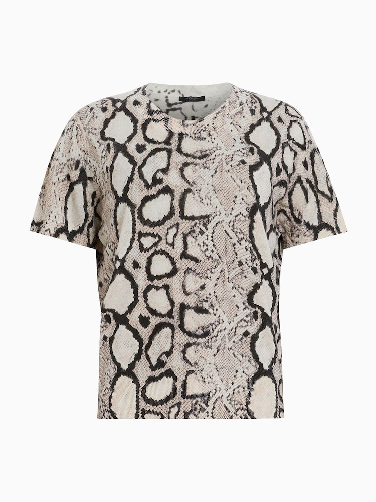AllSaints White Anouk T-Shirt - Image 7 of 7