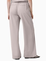 AllSaints Brown Aleida Wide Leg Trousers - Image 4 of 7