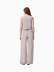 AllSaints Brown Aleida Wide Leg Trousers - Image 6 of 7