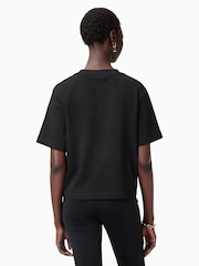 AllSaints Black 100% Organic Cotton Lover Lisa T-Shirt - Image 6 of 8
