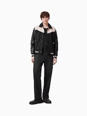 AllSaints Black Locke Trousers - Image 4 of 7