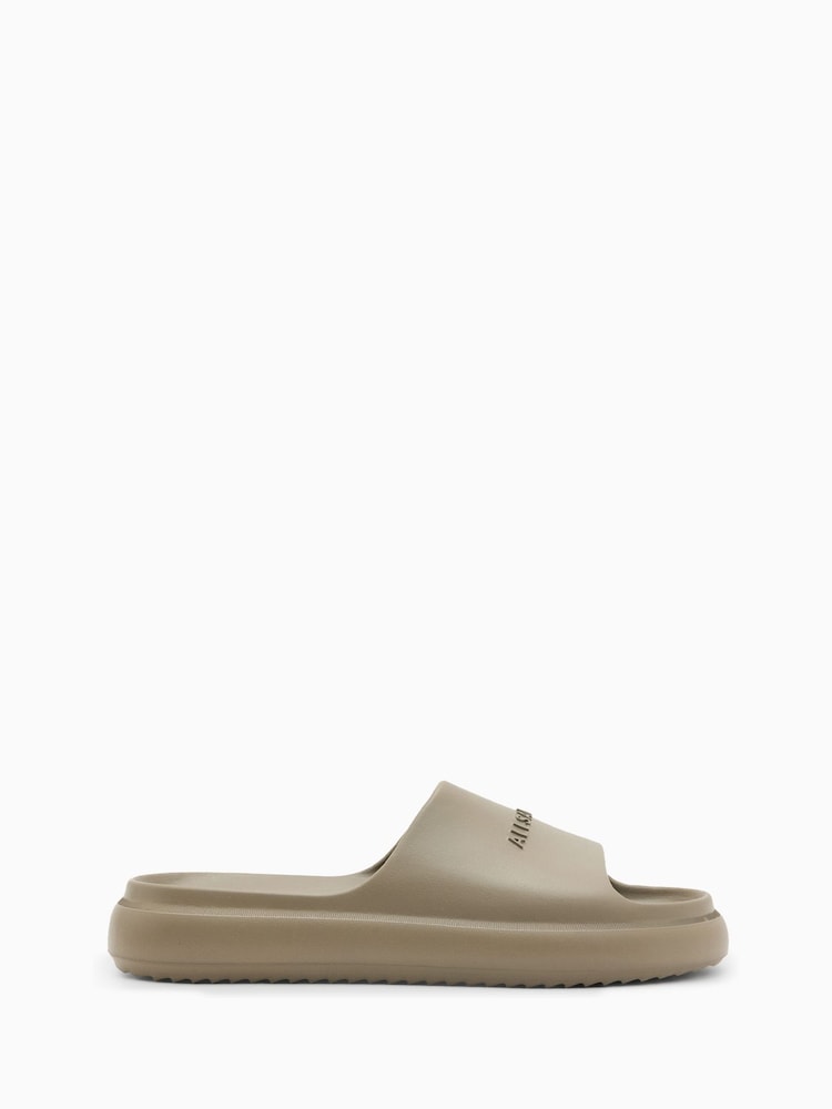 AllSaints Grey Dune Sliders - Image 1 of 5