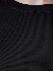 AllSaints Black Bec Long Sleeve T-Shirt - Image 6 of 8