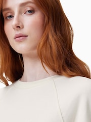 Белый - AllSaints Dani Haven Cotton Sweater - Изображение 2 из 7