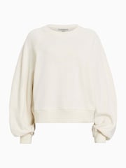 Белый - AllSaints Dani Haven Cotton Sweater - Изображение 7 из 7