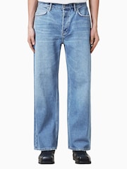 AllSaints Blue Lenny 100% Organic Cotton Jeans - Image 1 of 10