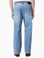 AllSaints Blue Lenny 100% Organic Cotton Jeans - Image 2 of 10