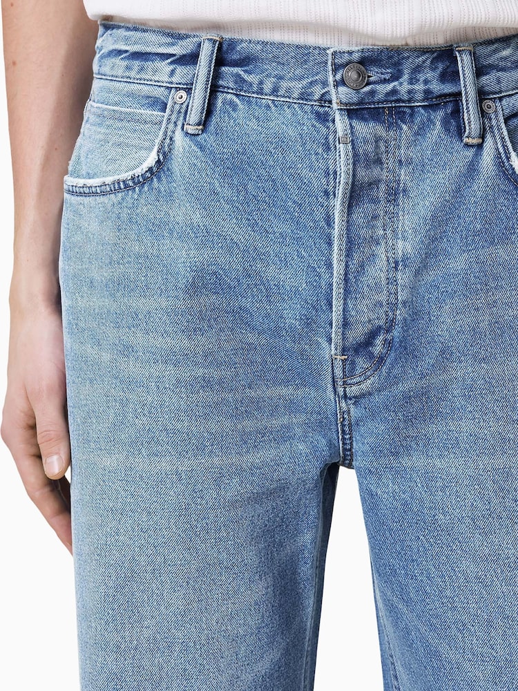 AllSaints Blue Lenny 100% Organic Cotton Jeans - Image 8 of 10