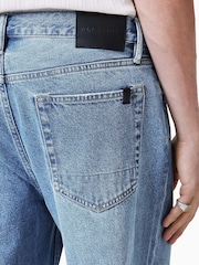 AllSaints Blue Lenny 100% Organic Cotton Jeans - Image 9 of 10